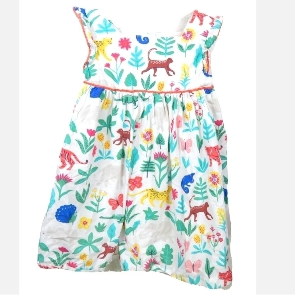 Mini Boden Girls Jungle Animal Dress